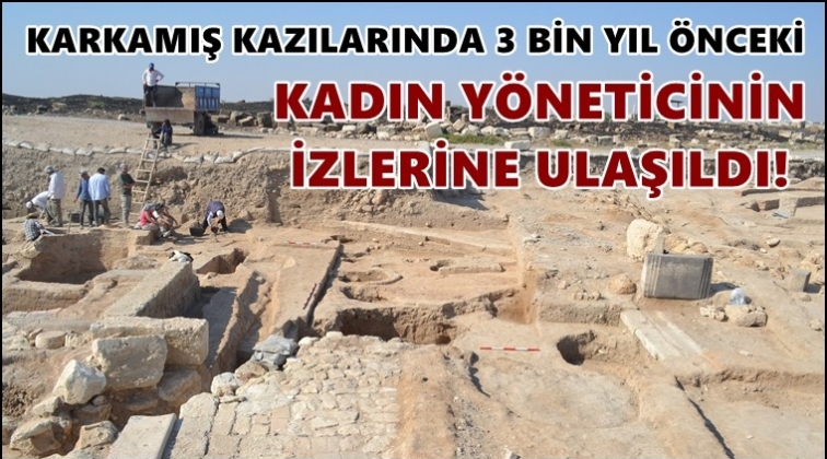 Karkamış&rsquo;taki kazıda 3 bin yıl &ouml;nceye ait izler...