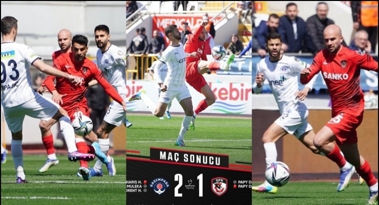 Kasımpaşa: 2 Gaziantep FK: 1