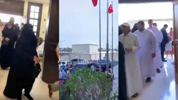 Katar'da se&ccedil;ime Araplardan yoğun katılım!