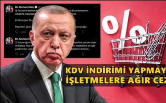 KDV indirimini yansıtmayana b&uuml;y&uuml;k ceza!