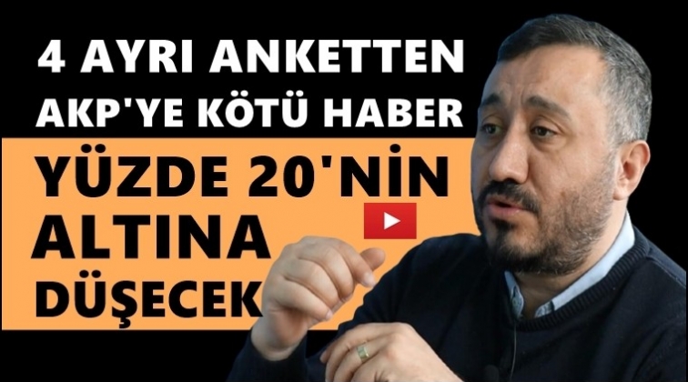Kemal &Ouml;zkiraz: AKP'nin oyu y&uuml;zde 20'lere d&uuml;şecek!