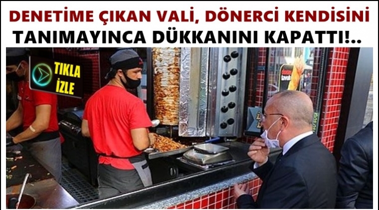 Vali esnafa &ouml;nce ceza kesti sonra &ouml;z&uuml;r diledi!