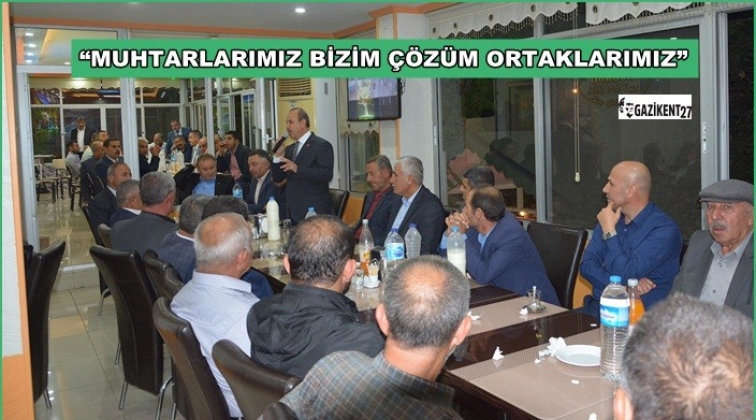 Kılı&ccedil;, muhtarlar ile bir araya geldi