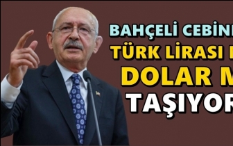 Kılıçdaroğlu: Bahçeli cebinde dolar mı taşıyor TL mi?