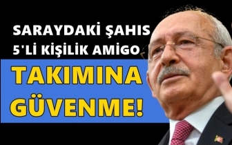 Kılı&ccedil;daroğlu: Beş kişilik amigo takımına g&uuml;venme