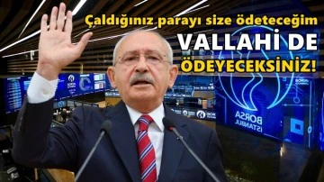 Kılıçdaroğlu: Borsada yaptığınız manipülasyonları izliyorum!