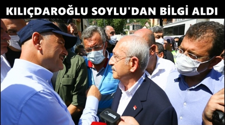 Kılıçdaroğlu, Bozkurt'ta Soylu'dan bilgi aldı...