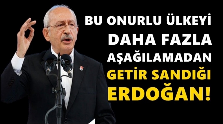 Kılı&ccedil;daroğlu: Bu nasıl bir laftır Erdoğan!
