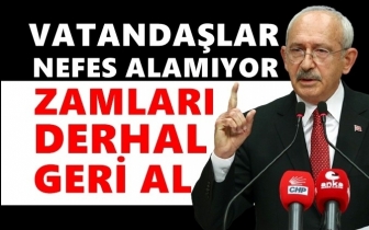 Kılıçdaroğlu: Bu zam değil, saray soygunu!