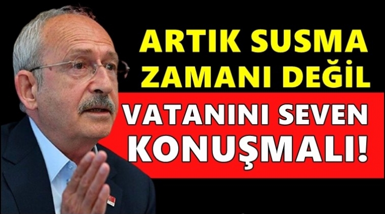 Kılı&ccedil;daroğlu: Bu zulm&uuml; bitireceğiz...