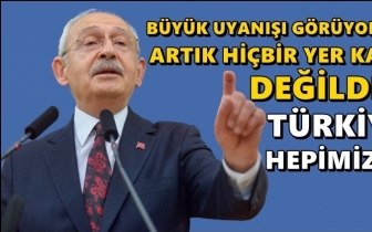 Kılı&ccedil;daroğlu: B&uuml;y&uuml;k uyanışı g&ouml;r&uuml;yoruz!