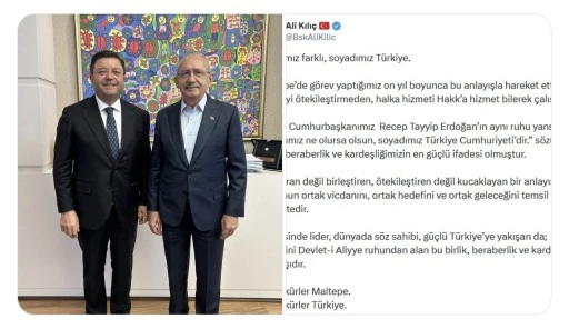 Kılı&ccedil;daroğlu destek&ccedil;isi Ali Kılı&ccedil;, Erdoğan'a referans verdi!