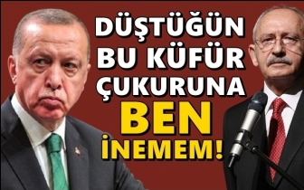 Kılıçdaroğlu: Düştüğün küfür çukuruna ben inemem!