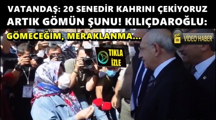 Kılı&ccedil;daroğlu: G&ouml;meceğim, g&ouml;meceğim. Meraklanma...