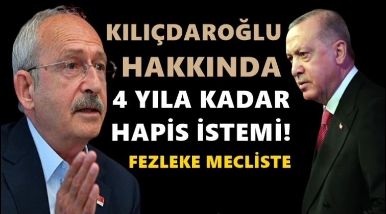 Kılı&ccedil;daroğlu hakkında 4 yıla kadar hapis istemi!..