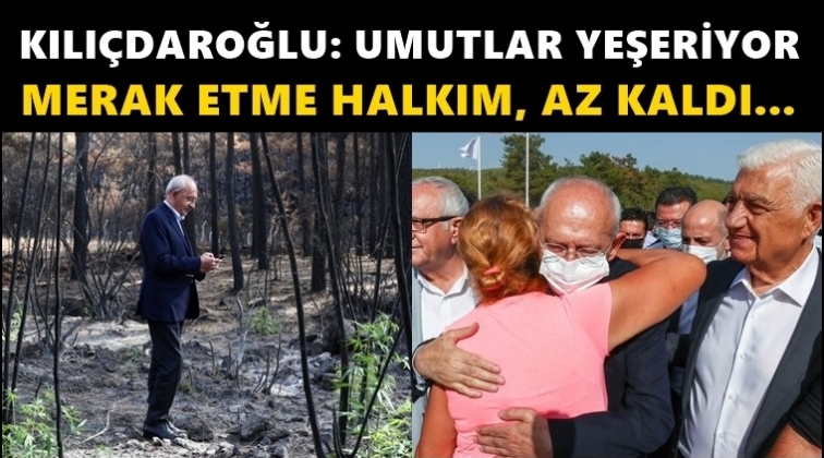 Kılı&ccedil;daroğlu: Merak etme halkım, az kaldı...