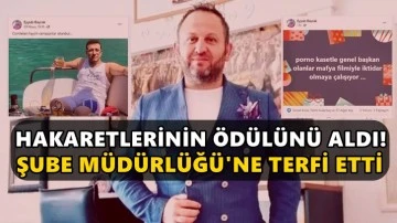 Kılı&ccedil;daroğlu&rsquo;na hakaret eden okul m&uuml;d&uuml;r&uuml;, şube m&uuml;d&uuml;r&uuml; oldu!