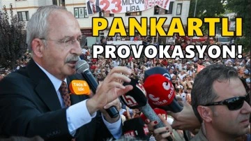 Kılı&ccedil;daroğlu&rsquo;na Yalova'da pankartlı provokasyon