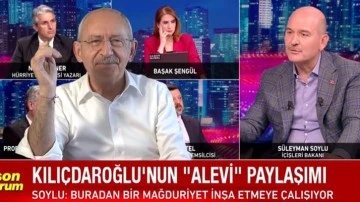 Kılıçdaroğlu'nun 'Alevi' videosu Soylu'yu rahatsız etti!