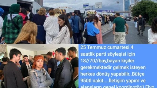 Kılı&ccedil;daroğlu&rsquo;nun rozet t&ouml;reninde y&uuml;zlerce fig&uuml;ran parayla taşındı