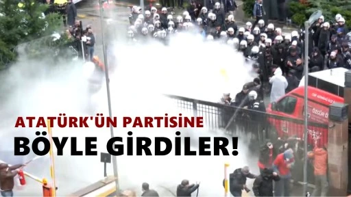 Kılı&ccedil;daroğlu'nun talebi &uuml;zerine CHP'ye polis m&uuml;dahalesi...