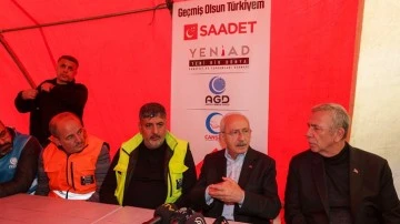 Kılı&ccedil;daroğlu'nun ziyaret ettiği Saadet Partisi'nin aşevine engel