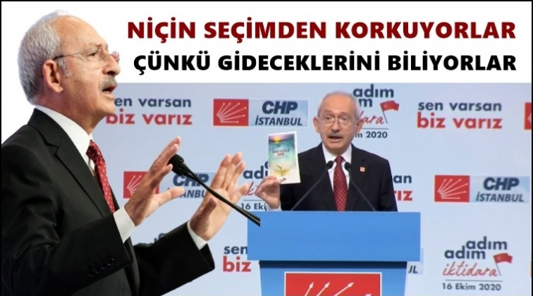 Kılı&ccedil;daroğlu: Se&ccedil;imden korkuyorlar &ccedil;&uuml;nk&uuml;...