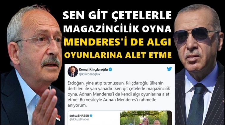 Kılıçdaroğlu: Sen git çetelerle magazincilik oyna