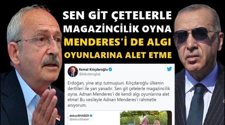 Kılı&ccedil;daroğlu: Sen git &ccedil;etelerle magazincilik oyna