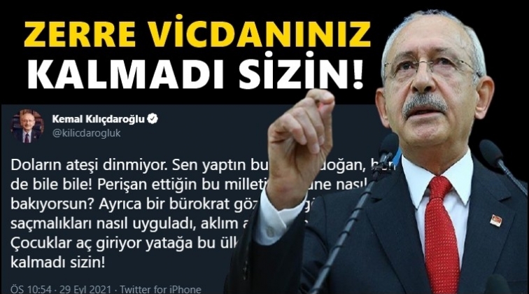 Kılı&ccedil;daroğlu: Sen yaptın bunları Erdoğan...