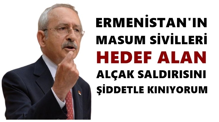 Kılı&ccedil;daroğlu: Şiddetle kınıyorum!