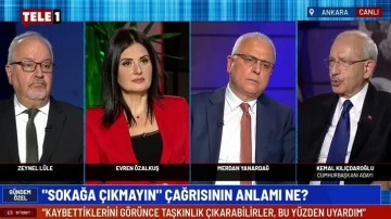 Kılı&ccedil;daroğlu, 'Sokağa &ccedil;ıkmayın' &ccedil;ağrısına a&ccedil;ıklık getirdi