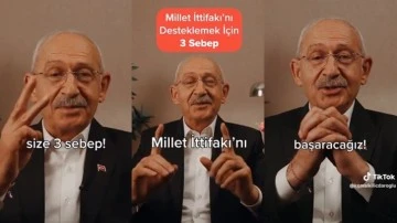 Kılıçdaroğlu TikTok'tan gençlere seslendi