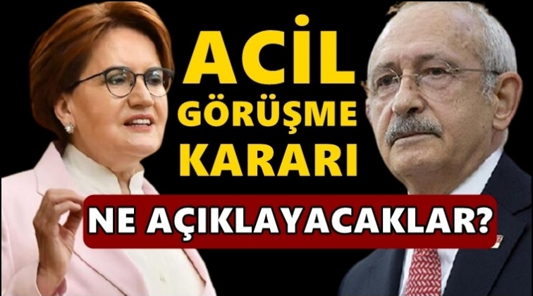 Kılı&ccedil;daroğlu ve Akşener ne a&ccedil;ıklayacak?