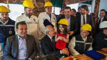 Kılıçdaroğlu ve İmamoğlu'ndan madencilere teşekkür ziyareti