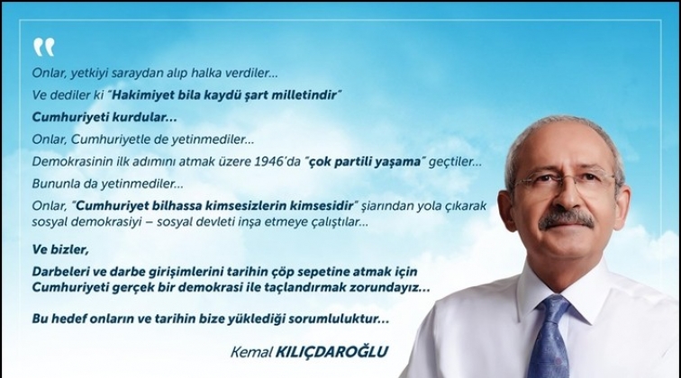 Kılı&ccedil;daroğlu: Y&uuml;rekli bir savcı arıyorum
