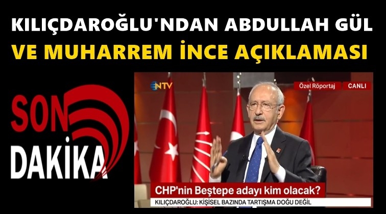 Kılı&ccedil;daroğlu'dan Abdullah G&uuml;l a&ccedil;ıklaması