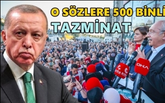 Kılı&ccedil;daroğlu'na 500 bin liralık tazminat davası