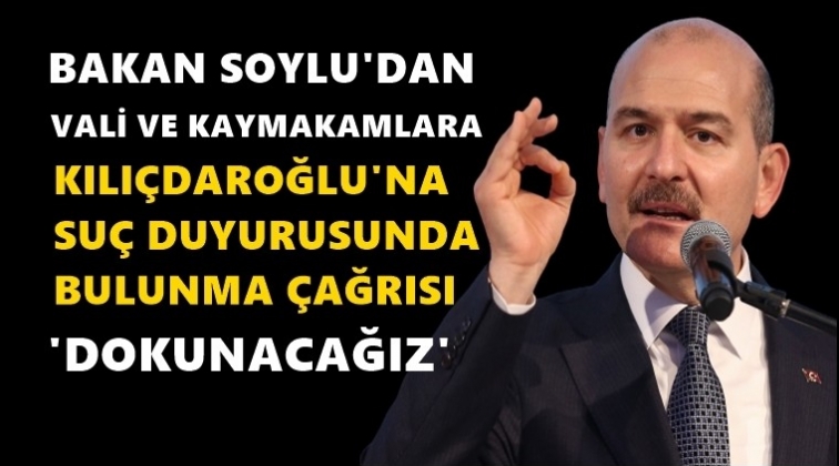 Kılı&ccedil;daroğlu'na 81 ilde su&ccedil; duyurusu...