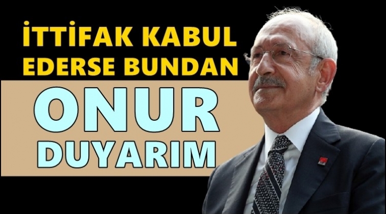 Kılı&ccedil;daroğlu'ndan adaylık&nbsp;a&ccedil;ıklaması...