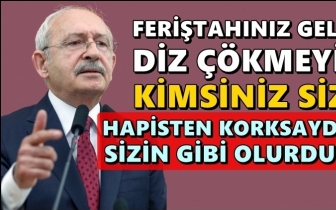 Kılı&ccedil;daroğlu'ndan Bah&ccedil;eli'ye 'Hapis' yanıtı...