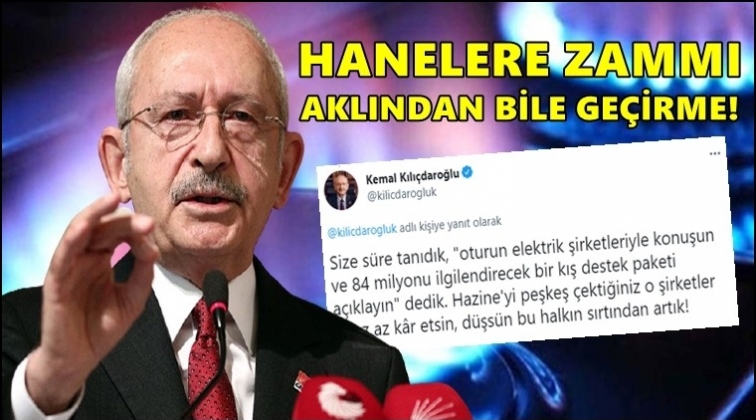 Kılı&ccedil;daroğlu'ndan doğalgaz zammına &ccedil;ok sert tepki!