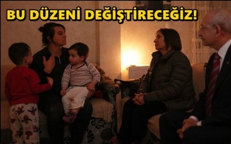 Kılıçdaroğlu'ndan elektriği kesilen eve ziyaret