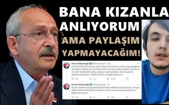 Kılı&ccedil;daroğlu'ndan Enes Kara paylaşımı...