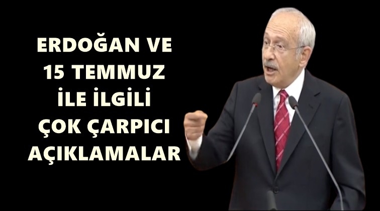 Kılı&ccedil;daroğlu'ndan Erdoğan'a &ccedil;ok sert s&ouml;zler
