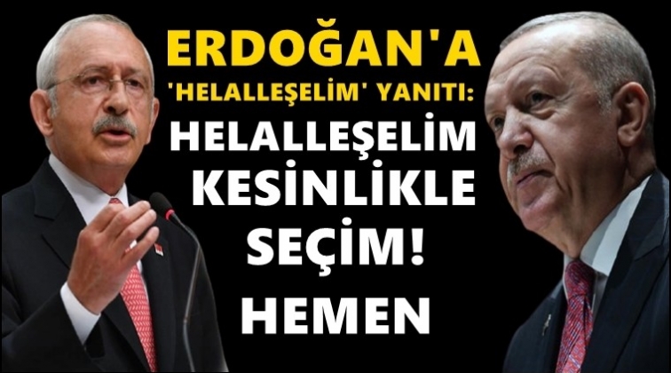 Kılı&ccedil;daroğlu'ndan Erdoğan'a helalleşme yanıtı...