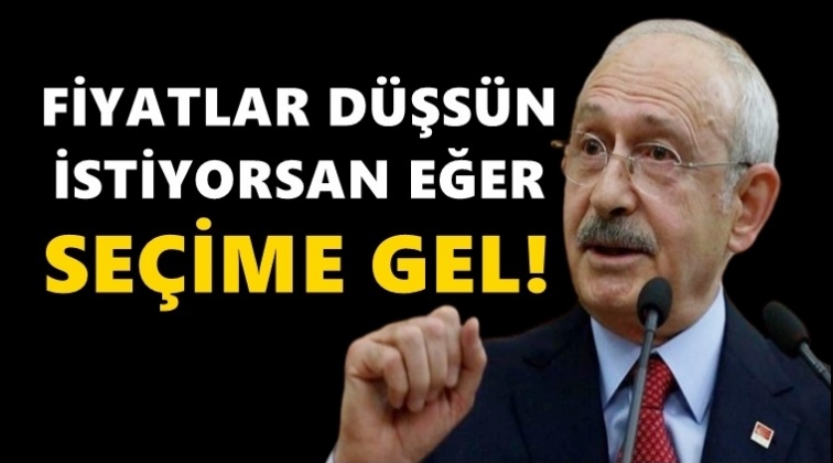 Kılı&ccedil;daroğlu'ndan Erdoğan'a market tepkisi...
