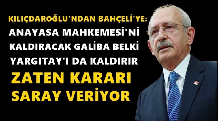 Kılı&ccedil;daroğlu'ndan MHP'ye ilk yorum...