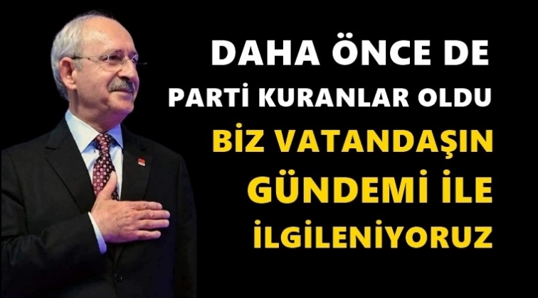 Kılı&ccedil;daroğlu'ndan Muharrem İnce yorumu