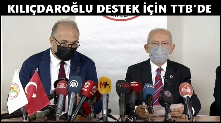 Kılı&ccedil;daroğlu'ndan TTB'ye destek ziyareti